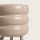 Homla, Buuble, kwietnik na nóżkach, beżowy, 16-28,5 cm