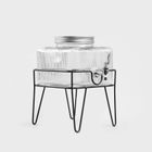 Homla, Calore, dyspenser, ryflowany na stojaku, 3,5l, 744402