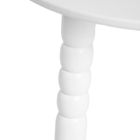 Homla, Cast, stolik kawowy, biały, 40-40-40 cm