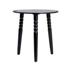Homla, Cast, stolik kawowy, czarny, 40-40-40 cm