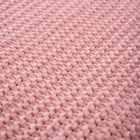 Homla, Chenille, koc szenilowy, różowy, 130-170 cm