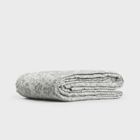 Homla, Claro, narzuta, żakardowa w kwiatowy wzór pistacjowa, 200-220 cm