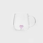 Homla, Corazon, szklanka z uchem, 0,4l, 724596