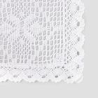 Homla, Crochet, obrus, szydełkowy, biały, 130-170 cm