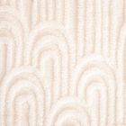 Homla, Darin, koc, miękki ecru ze strukturalnym wzorem, 150-200 cm