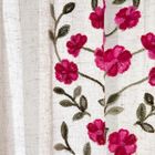 Homla, Darla, zasłona, z haftowanymi kwiatami, 140-250 cm