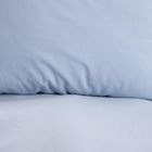 Homla, Defla, pościel z pranej bawełny, niebieska, 200-220 cm, 734588