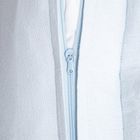 Homla, Durga, poszewka, bawełniana błękitna z dekoracyjnym obszyciem, 45-45 cm