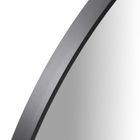 Homla, Elora, lustro, okrągłe czarne, 80-80 cm