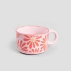 Homla, Fabia, kubek niski, w różowe kwiaty, 0,45l, 732140