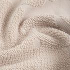 Homla, Flores, ręcznik, beżowy żakardowy, 50-90 cm