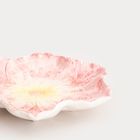 Homla, Folar, taca dekoracyjna, kwiat różowa, 18,5-17,5-3 cm