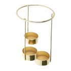 Homla, Galia, lampion szklany, złoty, 15-20 cm