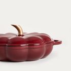 Homla, Ghost Town, garnek, żeliwny bordowy w kształcie dyni, 1,5l