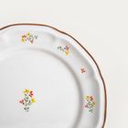 Homla, Greta, talerz, deserowy z kwiatuszkami, 21 cm
