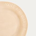 Homla, Isernia, talerz, beżowy, 20 cm