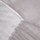 Homla, Kalor, koc, szary żakardowy we wzór z frędzlami, 135-200 cm