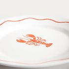 Homla, Kaoma, talerz, deserowy z homarem, 21 cm