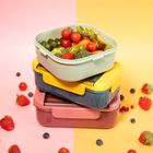 Homla, Klodi, lunchbox ze sztućcami, bordowy, 0,54l, 858920