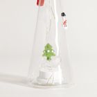 Homla, Laawel, dekoracja led, szklana choinka z zatopionymi dekoracjami, 23,5 cm