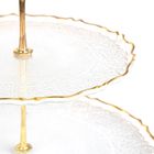 Homla, Lisala, patera, dwupoziomowa transparentna, 21 cm, 28 cm