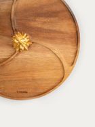 Homla, Lovdal, deska do serwowania, ze złotą choinką, 28 cm