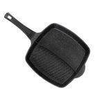 Homla, Lucaso, patelnia, grillowa z przegródką, 28 cm