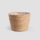 Homla, Lumbo, osłonka na doniczkę, pleciona naturalna, 27-21 cm