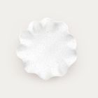 Homla, Lunea, misa dekoracyjna z falami, ecru, 6,5-26-26 cm