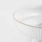 Homla, Lynn, misa ryflowana ze złotym rantem, duża, 26-12 cm, 746109