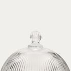 Homla, Lynn, patera szklana, z kloszem, 10-14,4 cm