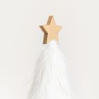 Homla, Maddal, dekoracja, choinka biała futerkowa, 7,5-37 cm