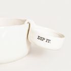 Homla, Mink, naczynie do serwowania, z miejscem na dip, 17 cm