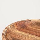 Homla, Mooka, patera, akacjowa zaokrąglana na nóżce, 30,5-11 cm