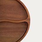 Homla, Mooka, półmisek, z drewna akacjowego z dwoma przegródkami, 26 cm
