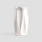 Homla, Novo, wazon, biały w geometryczny wzór, 11,2-24,50 cm, 727771