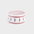 Homla, Nutcracker, pojemnik, metalowy okrągły, 21-12 cm