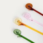 Homla, Obera, zestaw łyżeczek, z kwiatkami, 4 szt.