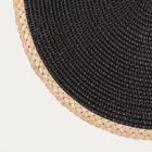 Homla, Plar, maty stołowe, czarne, zestaw, 38 cm, 2 szt.