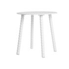 Homla, Resle, stolik kawowy, biały, 50-50-50 cm