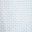 Homla, Riley, poszewka, bawełniana błękitna z dekoracyjnym przeszyciem geometrycznym, 45-45 cm