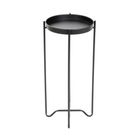 Homla, Roh, kwietnik, jednopoziomowy, czarny, 25,5-58 cm