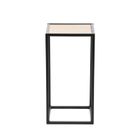 Homla, Roh, kwietnik, metalowy, czarny, 23-23-45 cm, 876719