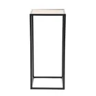 Homla, Roh, kwietnik, metalowy, czarny, 27-27-60 cm, 876702