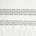 Homla, Rosop, ręcznik, boho z pistacjowymi paskami, 70-130 cm