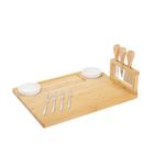 Homla, Rumi, deska do serwowania z miseczkami i nożykami, 37-28 cm