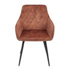 Homla, Satori, krzesło, ceglaste, 58-62-79 cm