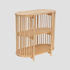 Homla, Sensus, regał, drewniany naturalny, 80-45-80 cm