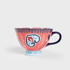 Homla, Shilla, kubek, ręcznie malowany z granatowym uchem, 0,4 l