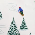 Homla, Skiers, pościel, z mikrofibry w świąteczny wzór, 140-200 cm